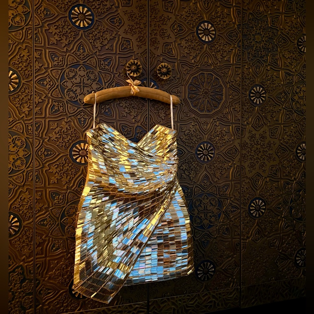 Used Retrofete AURA EMBELLISHED DRESS